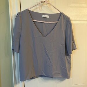 Aritzia Babaton Randy Short-Sleeved Blouse - Size Medium